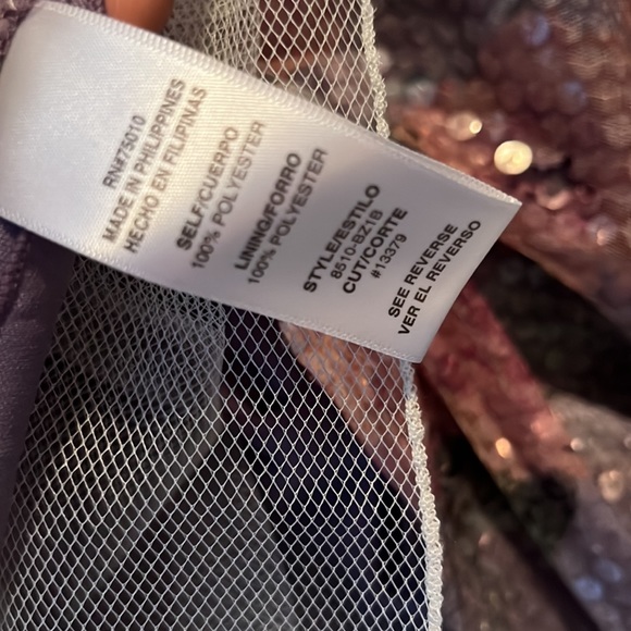 NEW, City Studio Prom Juniors Dress, 7, Purple - Picture 9 of 12